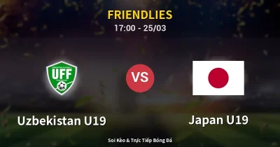 Uzbekistan U19 vs Japan U19 25/03