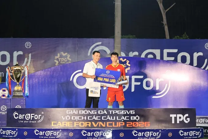 Vua phá lưới Nguyễn Vũ (Hoàng Long FC)