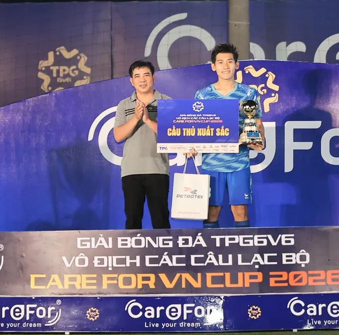 Cầu thủ xuất sắc nhất Hồ Hoàng Hưng (Thảo Vy Organic)