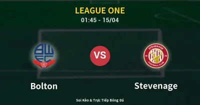 Bolton vs Stevenage 15/04